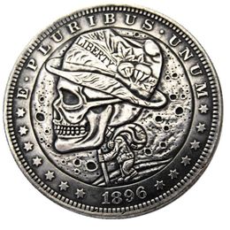 HB12 Hobo Morgan Dollar skull zombie skeleton Copy Coins Brass Craft Ornaments home decoration accessories232S