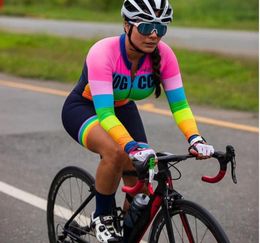 Franesi 2020 Pro team triathlon suit women short sleeve cycling Jersey Skinsuit Jumpsuit Maillot cycling Clothing setgel8780044