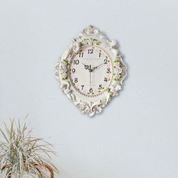 Wall Clocks Decorative Resin Angel Clock Hanging Modern Silent Antique For