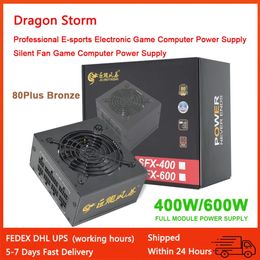 For SFX Micro Full Modular 80Plus Bronze 400W 600W Working 110-230V Gaming PC PSU High Efficiency Computer Power Supply 240307