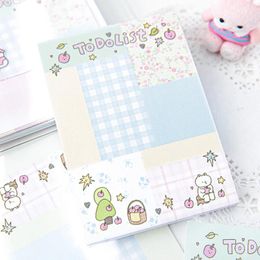 Sheets/Pack Cute Korean Style To Do List Memo Pad Handdrawn Student Stationery Leave Message Take Notes DIY Scrapbooking