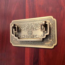 Chinese antique simple drawer handle furniture door knob hardware Classical wardrobe cabinet shoe closet cone vintage pull245O