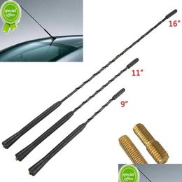 Other Interior Accessories New 9/11/16 Inch Car Roof Antenna Mast Stereo Radio Fm/Am Signal Amplified Accessories Drop Delivery Automo Dhcst