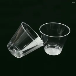 Disposable Cups Straws 50 Pcs Glass Cup Plastic For Party Glasses Shatterproof Tumblers Drink Tableware