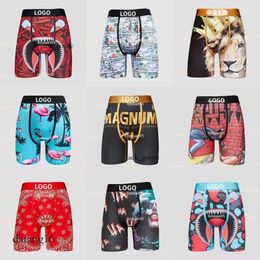 Psds Underpants Designer 3xl Mens Underwear Ps Ice Silk Underpants Breathable Printed Boxers with Package Plus Size New Printed Men 935
