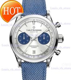 Other Watches Hot Selling New Carl F. Bucherer Malelon Series Fashion Business Chronograph Top Strap Automatic Date Quartz Mens T231206