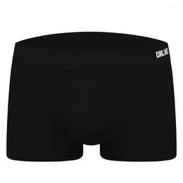 Underpants 2024 Men's Underwear Logo Cotton Plain Color Business Comfortable Sexy Boxers