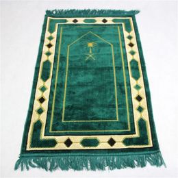 Thick Islamic Prayer Mat Muslim Carpet Salat Musallah Islam Prayer Rug Blanket Soft Banheiro Praying Mat Tapis Musulman 70 110cm274T