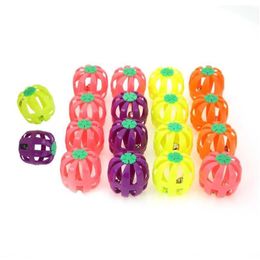 Cat Toys 18 Pcs Colourful Pet Kitten Play Balls With Jingle Lightweight Bell Pounce Chase Rattle Toy For284M