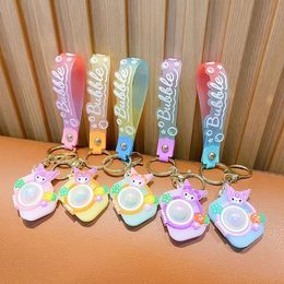 2024 Cartoon Luminous Camera Cute Car Soft Adhesive Hanging Accessories Lovers Bookbags Cute Keychain Hanging Accessories