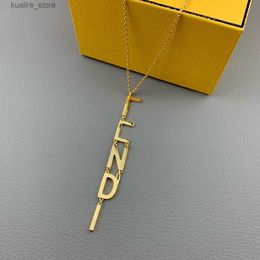 Pendant Necklaces Fashion Necklace Designer Necklace Long Chain Pendant Necklace Jewellery Boxed Birthday Gift Party Anniversary Jewellery Gift Box L240315