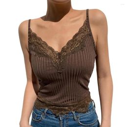 Camisoles & Tanks Stylish Slim Fit Sweat-absorbent Sexy Sling Camisole Women Vest T-shirt Solid Colour Tank Top For Spring Summer