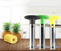 Stainless Steel Pineapple Peeler Fruit Corer Slicer Peeler Stem Remover Cutter Pineapple Slicers Kitchen Tool LJJA378429869590