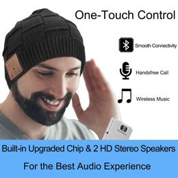 New 5.0 Wireless Knitted for Winter Warmth, Call Music Bluetooth Hat, Headphone Hat