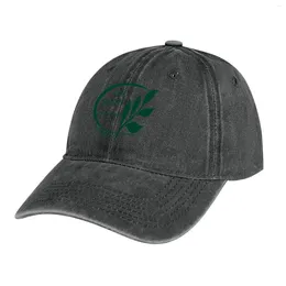 Berets Four Seasons Total Landscaping Green Logo Cowboy Hat Fluffy Summer Sun Golf Wear Men Women's