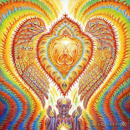 poster 32x24 17x13 Trippy Alex Grey Wall Poster Print Home Decor Wall Stickers poster Decal--052291N