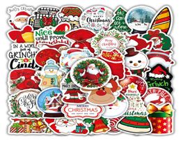 100pcs Christmas stickers Pack for Laptop Skateboard Motorcycle Decals3206342