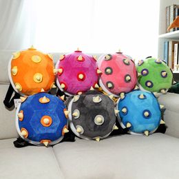 2024 novo dos desenhos animados tartaruga concha de pelúcia mochila adorável koopa crianças concha boneca mochila engraçado tartaruga mochilas