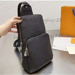 Umhängetaschen Retro Design Avenue Sling Bag Herren Rucksack Männlich Brust Pack Bolsa De Hombro Männer Umhängetaschen Hobos Geldbörse Top Qualität Stil Schulter Tasche Riefsaw 2024