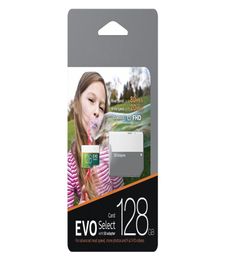 Gray Green EVO Select 32GB 64GB 128GB 256GB TF Flash Memory Card Class 10 SD Adapter Retail Blister Package Epacket DHL 8742539