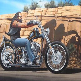 David Mann Ghost Rider Art Home Silk Print Poster 20x30 24x36 24x43244t