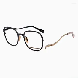 Sunglasses Frames Arrivials Pure Titanium Prescription Eyeglasses Irregualr Special-shaped Frame Fashion Personality Trend Steampunk Eyeware