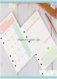 Notes Notepads Supplies Office School Business Industrialnotepads A6 Colorful Ring Binder Paper Day And Weeks Month Diary Refill2010967