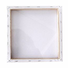 1pc Small Art Board White Blank Square Artist Canvas Wooden Board Frame Primed For Oil Acrylic Paint Mayitr Painting Boards2176