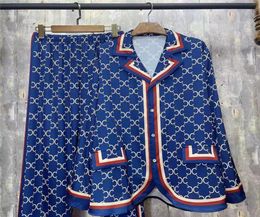 Smooth Silk Nightwear Home Textile Plaid Pattern Super Soft Pyjamas Men Leisure Homewear Long Sleeves Sleepwear Summer1958794