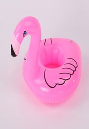 Flamingo Drink Holder Pool Float Inflatable Floating Swimming Pool Beach Party Kids Swim Beverage Holders For phone cup LF0723026253