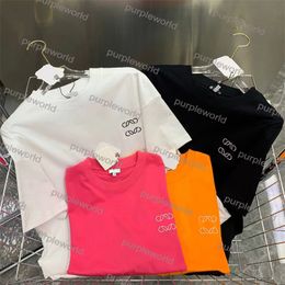 Women T shirts Designer Letter Summer Short Sleeves Tees Casual Loose Couple Pullover