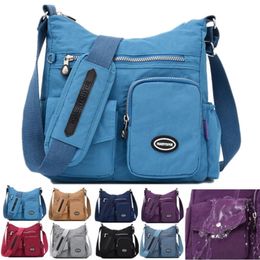 Fashion High Quality Handbag Female CrossBody Bag Women Shoulder Bag Ladies Messenger Bag Nylon Waterproof Lady Purse 240304