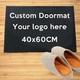 Custom Doormat Entrance Welcome Mats Hallway Doorway Bathroom Kitchen Rugs Floor Carpet All Colour 240226