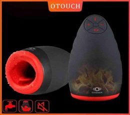 NXY Sex men masturbators OTOUCH Chiven Male Masturbator Automatic Sucking Heat Rotation Vibrators Masturbation Machine Oral Suck T2899139