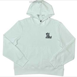 Mens white Sweatshirts new Hoodie Mens High Quality embroidery Letter Print Top Fashion Brand Classic Pure cottone men jumper women Clothing Full Zip Up Hoodies