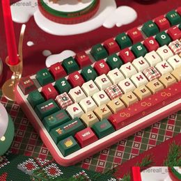 Keyboards Kyomot 158 Keys Merry Christmas Theme Keycaps Cherry Profile Keycap Iso Pbt Dye Sub For Mx Switch Diy Layout Mechanical Keyb Otu3E