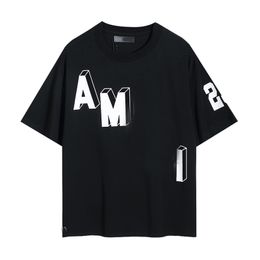Herren-T-Shirts, Herren-T-Marken-Designer-T-Shirts, Regenbogen-Pilz-Buchstabendruck, kurzärmelige Tops, Baumwolle, lockere Herren-Casa-Blanca-Damen-Shirt JHVD S-XL