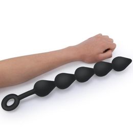 New Big Anal Beads Anal Plug Sex toys for Woment and Men Silicone Prostate Massager Erotic Flirt Toy8237382