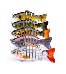 12cm 15g Jointed Lure Bass Fishing Bait Topwater Crankbait Pike Artificail Baits Lifelike Trout Lure Set 7 Segments Sinking Swimba4347868