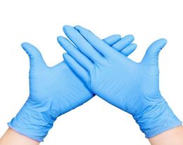 whole blue Colour disposable gloves plastic disposable gloves nitrile gloves household cleaning wearresistant dust proof anti 7284568