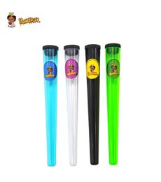 Tobacco Plastic Doob Tube Stash Jar 115mm smoke Herb Container Honeypuff Cigarette Rolling Cone Paper Tube Pill Box Pre Roll Prero7209334