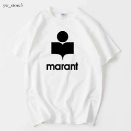 Isabel Marant Erkekler Tişörtleri Yaz Marant T-Shirt Erkekler Kadın Büyük Boyutlu Pamuk Harajuku T Shirt O yaka Erkek Nedensel Tshirts Moda Markası Gevşek Tee Marant Kadınları 8139