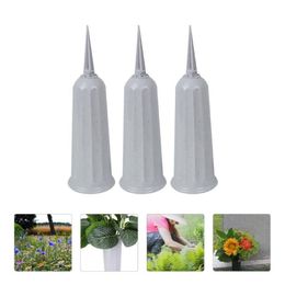 Vases 12 Pcs Flower Implement Grave Cone Cemetery Memorial Accessories228o