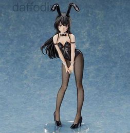 Action Toy Figures 40cm Anime Rascal Does Not Dream of Bunny Girl Senpai Sakurajima Mai Sexy Girl Anime Pvc Action Figures Toy Anime Figure Gifts 240308