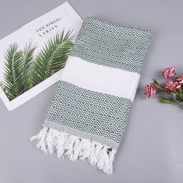 Towel Turkish Beach Sports Sauna Tassel Shawls For Women Outdoor Sunscreen Pahom Manta Female326a