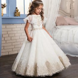 Girl Dresses Girls First Communion For Flower Dress Weddings Prom Kids Children Baby Elegant Costume