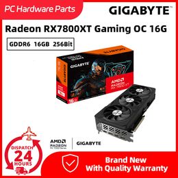 GIGABYTE Radeon RX7800XT Gaming OC 16G GDDR6 Graphics Cards 256bit GPU PCI-E 4.0 2565MHz New placa grfica For PC Gaming
