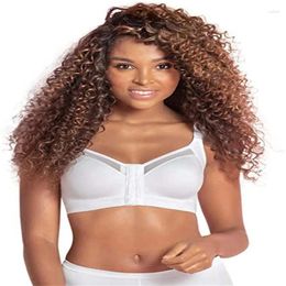 Women's Shapers Sports Underwear Shaping Corset Wireless Push-up Bra Front Buckle Cross Strap Bras Underwire Full Cup Brassiere