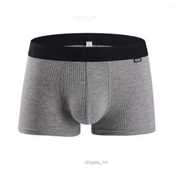 Underpants Boxer Mens Underwear Modal Soft Trunks U-Pouch Briefs Male Pure Men Panties Striped Shorts Boxee Breathable