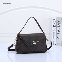 Factory Wholesale Fashion Women's Bags Olay New Old Flower Leather Mahjong Bag Underarm Single Shoulder Crossbody Handheld Womens